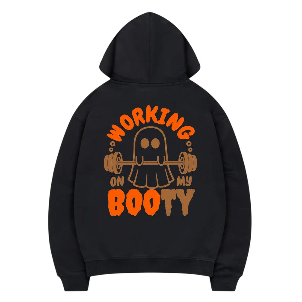 Working Booty Premium Hoodie Schwarz