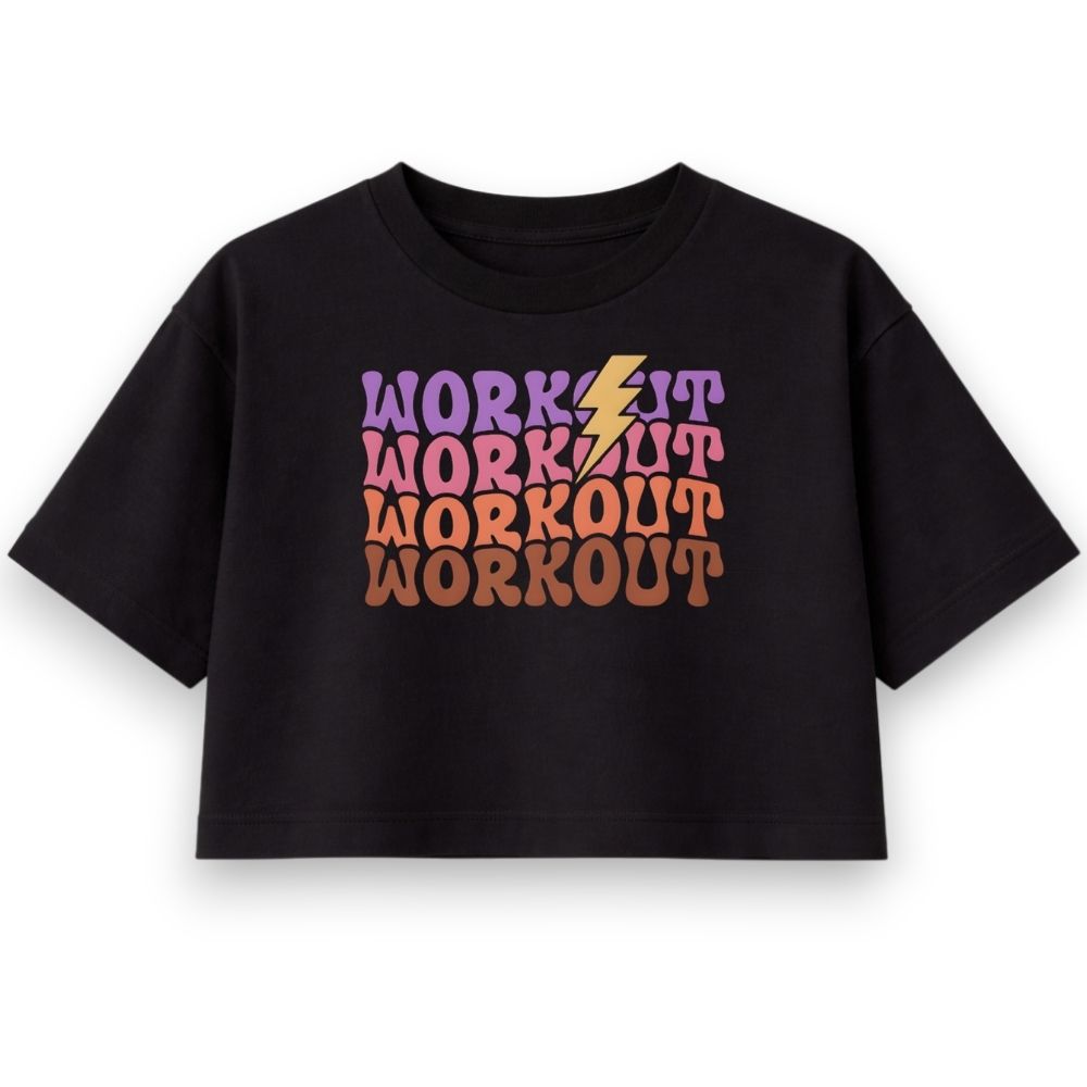 Workout Oversize Crop Top