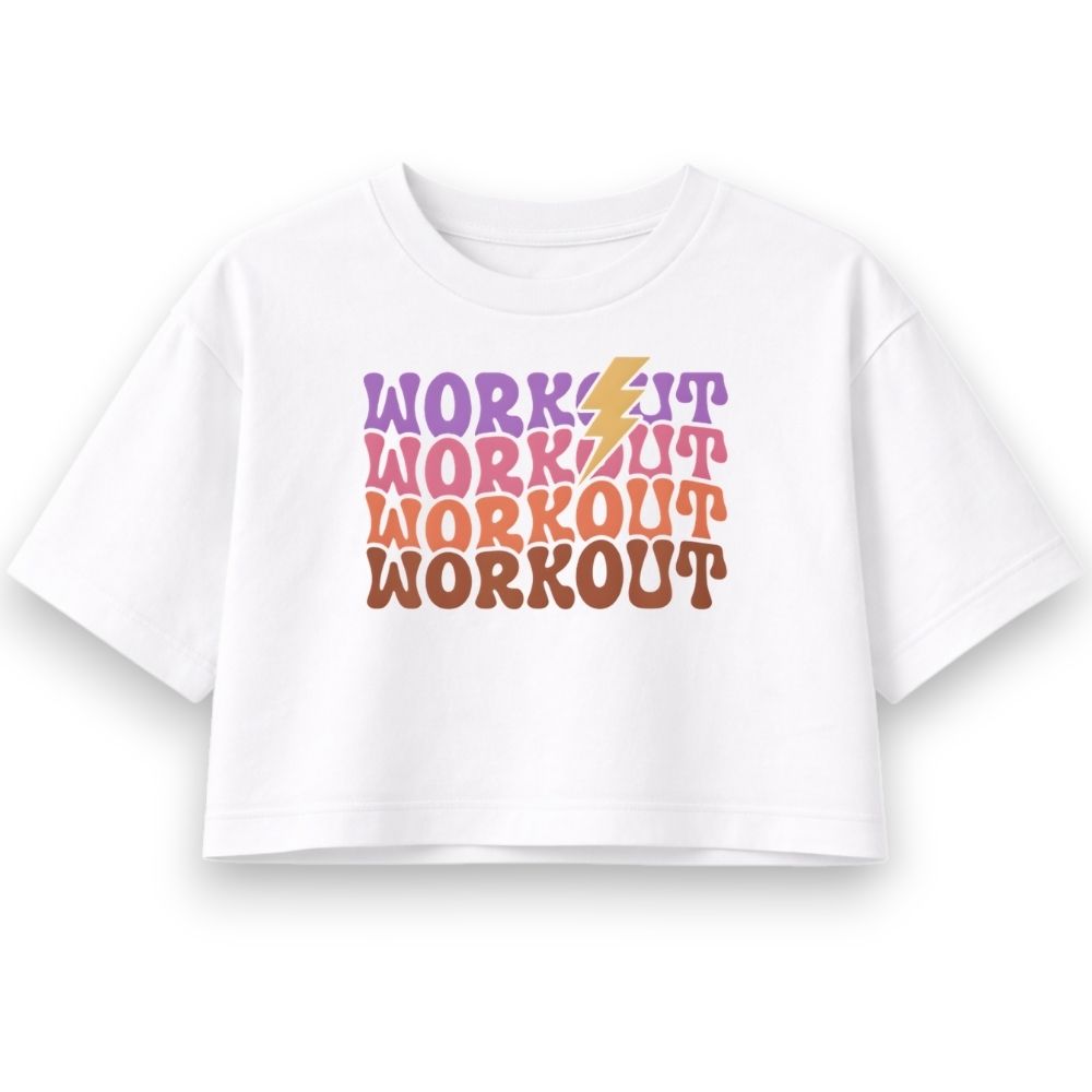 Workout Oversize Crop Top