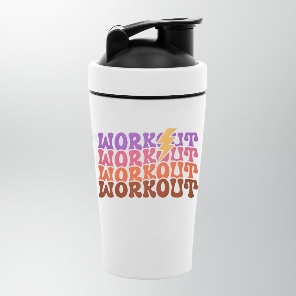 Workout Edelstahl Shaker