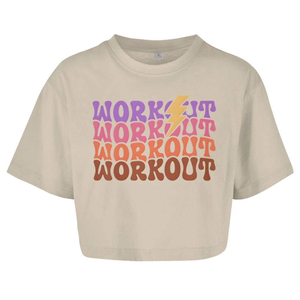 Workout Oversize Crop Top