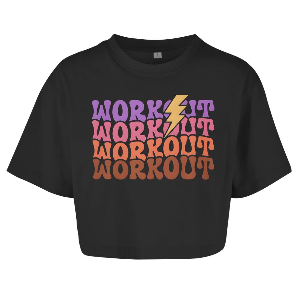 Workout Oversize Crop Top