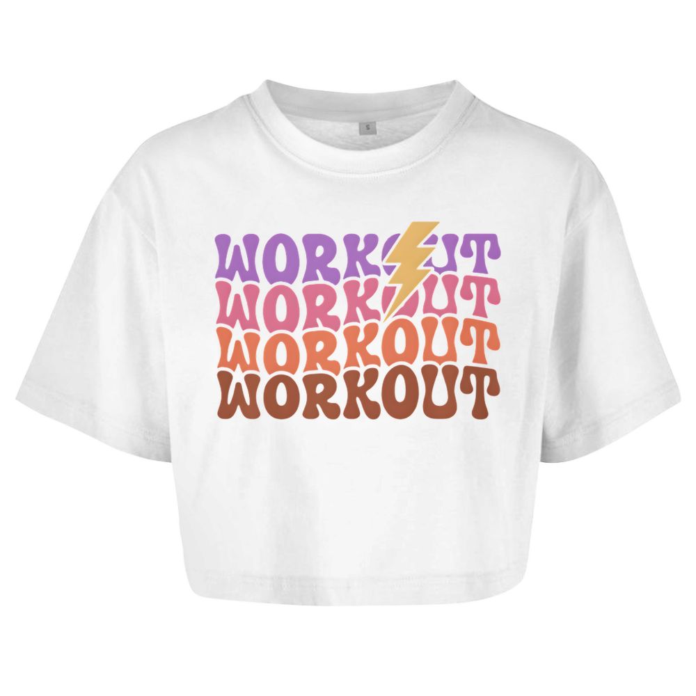 Workout Oversize Crop Top