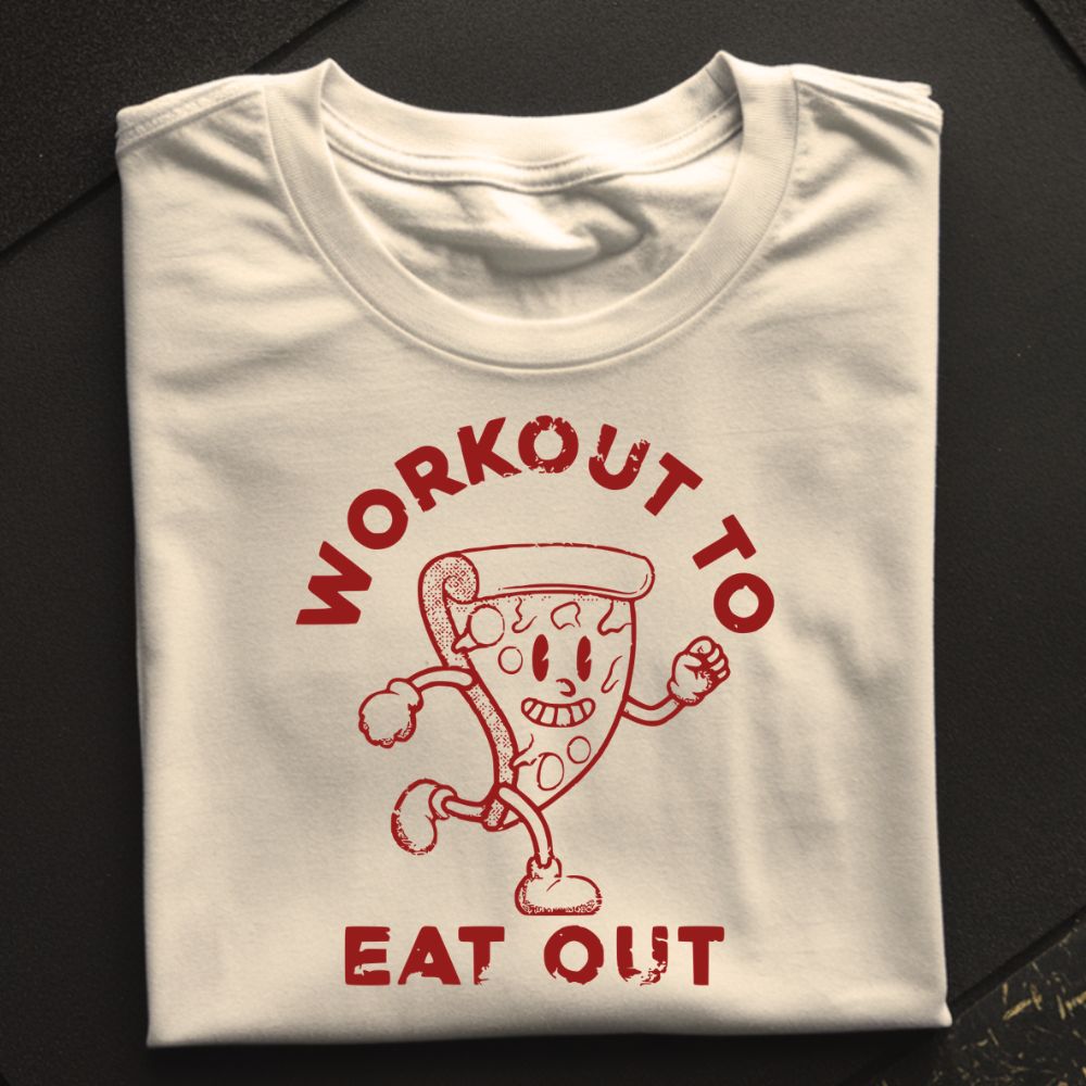 Workout To Eat Out Oversize Shirt