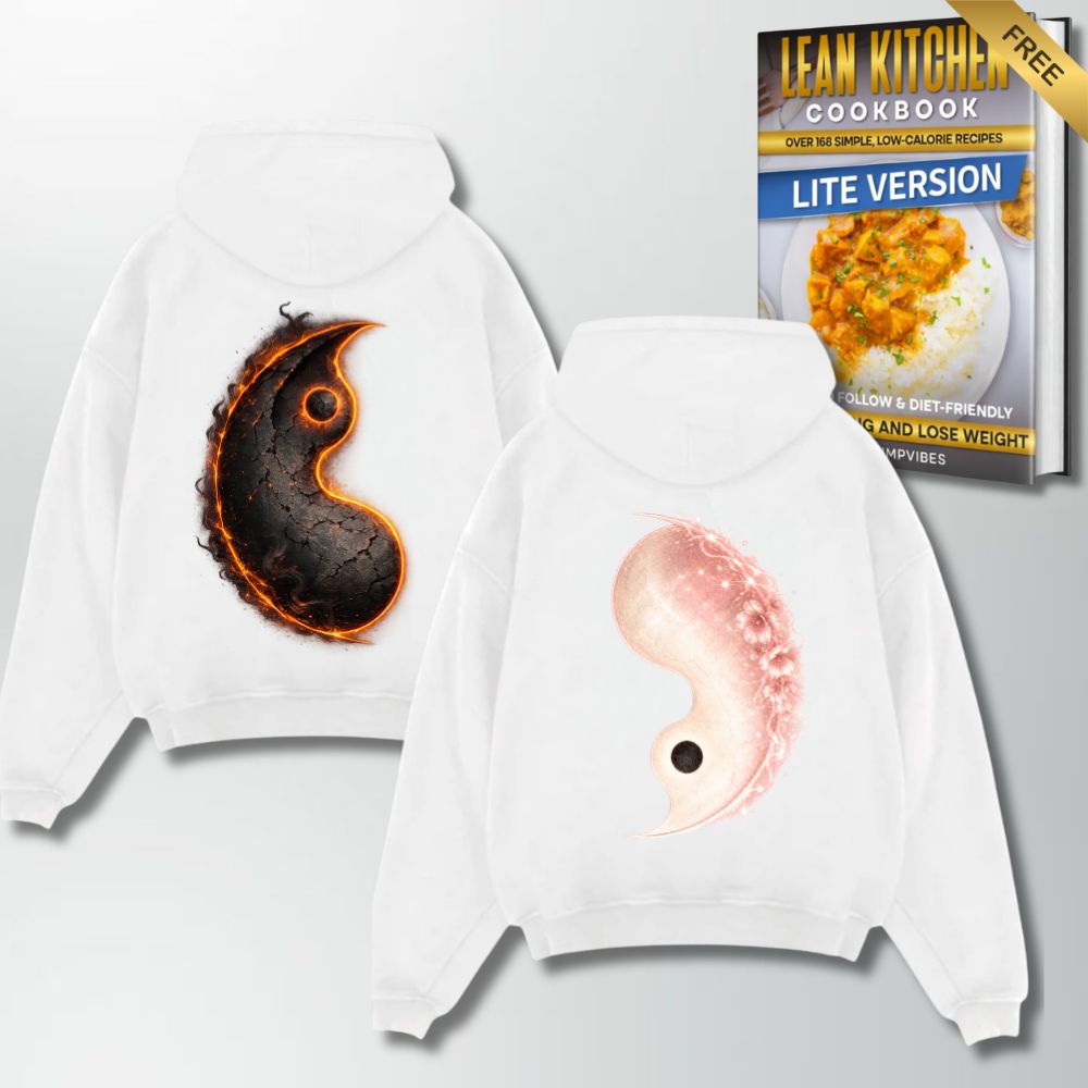 Yin Yang Couple Oversize Hoodie