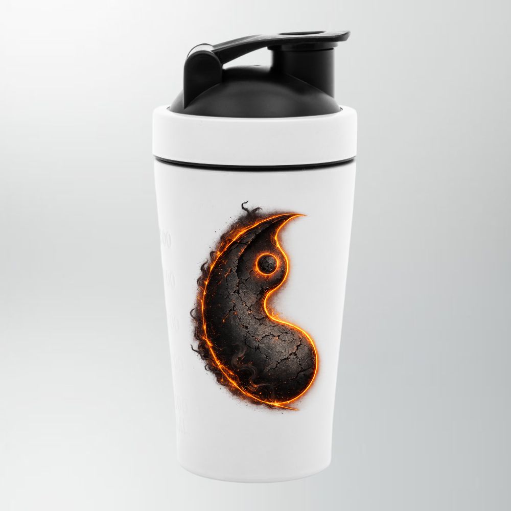 Yin Yang Edelstahl Shaker