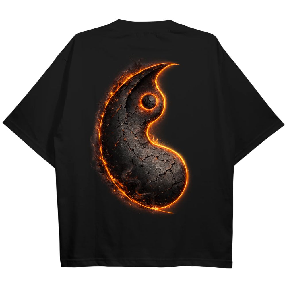 Yin Yang Oversize Oversize Shirt