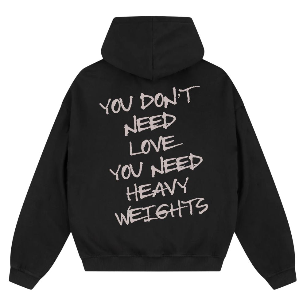 Heavy Weights Oversize Zipper Hoodie