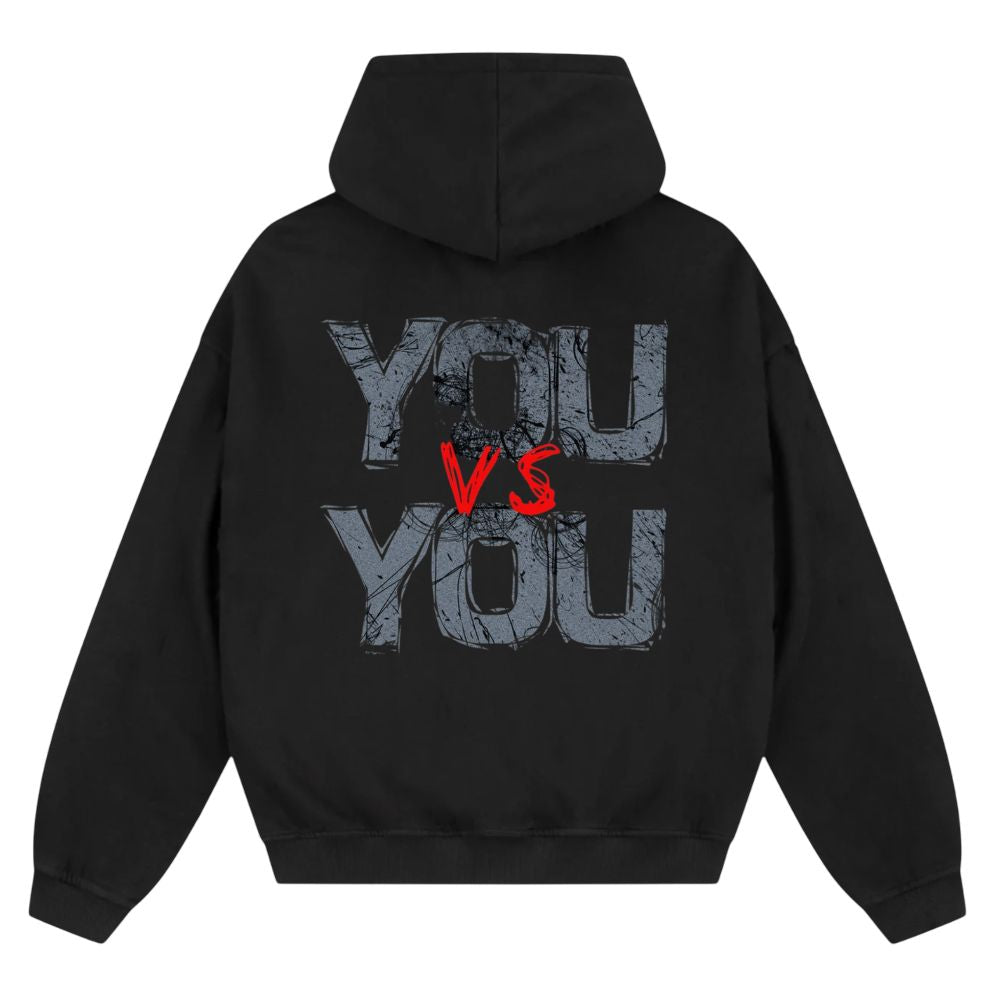 You Vs. You Oversize Zipper Hoodie