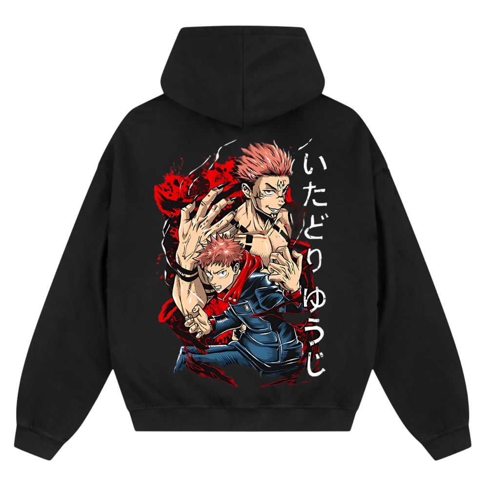 Yuji Itadori Oversize Zipper Hoodie