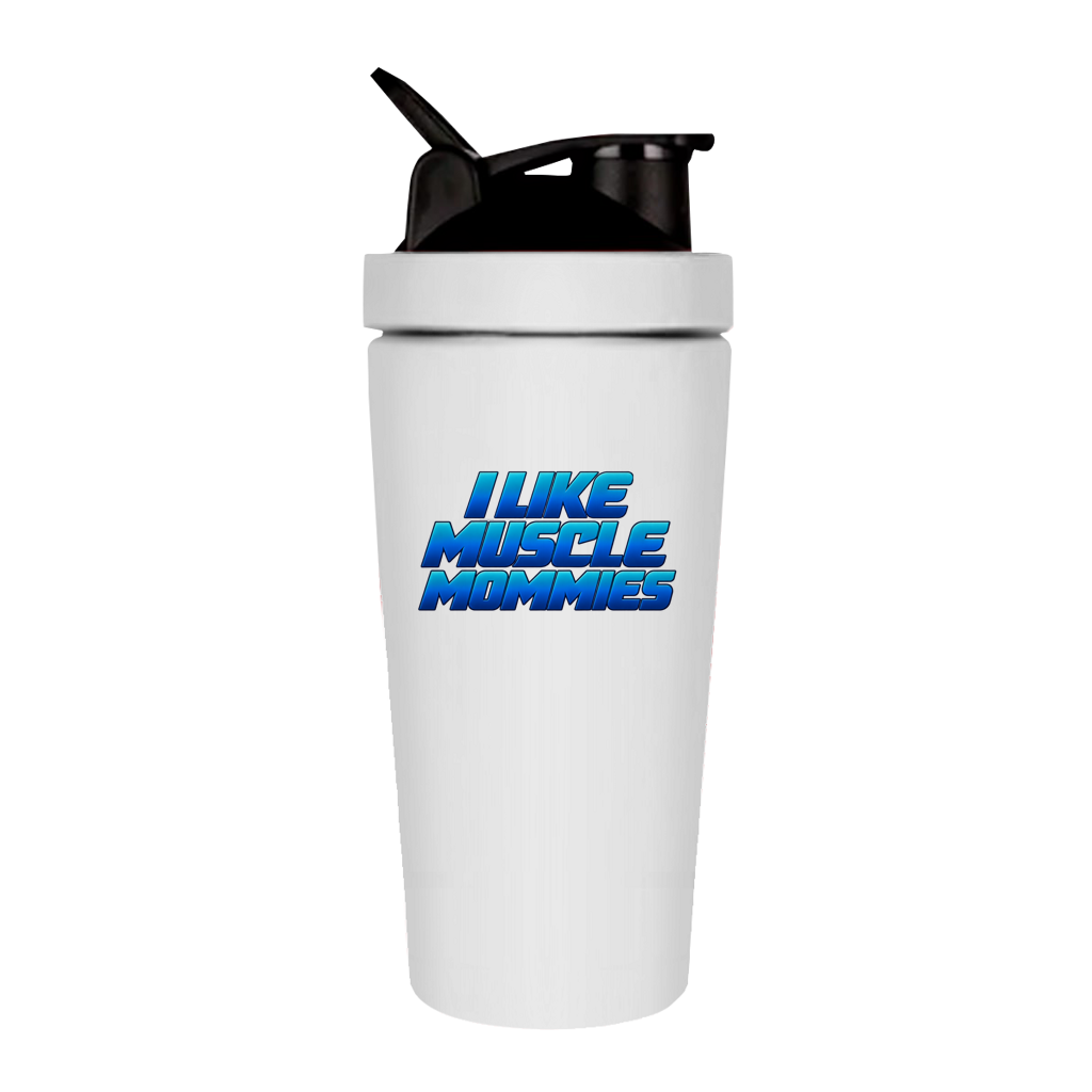 I LIKE MUSCLE MOMMIES EDELSTAHL SHAKER