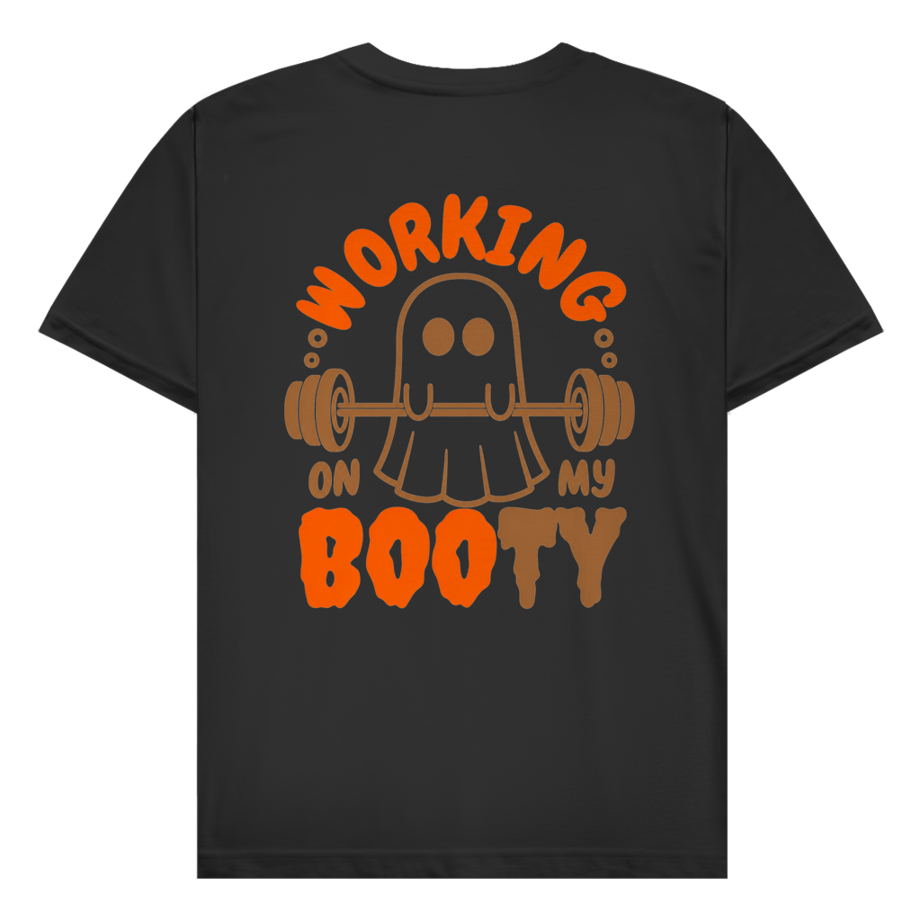 WORKING BOOTY PREMIUM SHIRT (BACKPRINT)