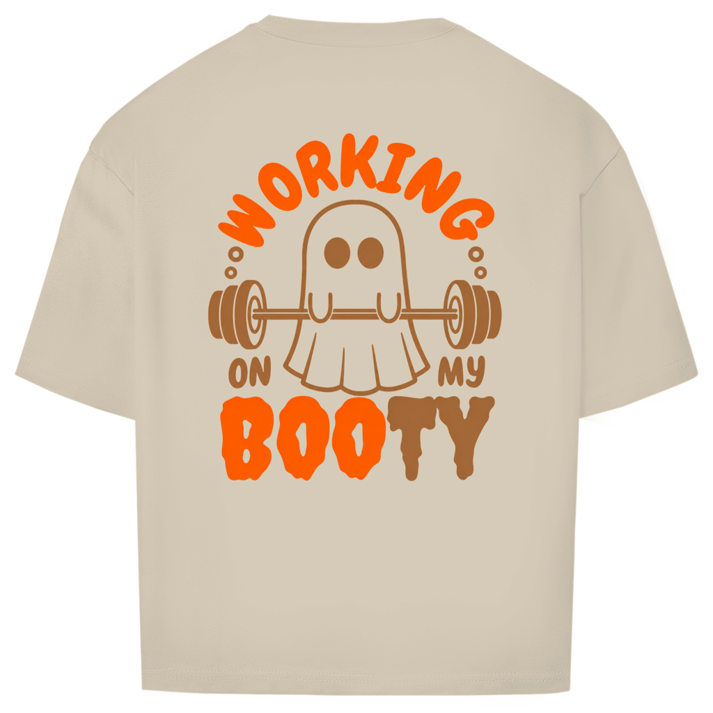 WORKING BOOTY OVERSIZE SHIRT (BACKPRINT)