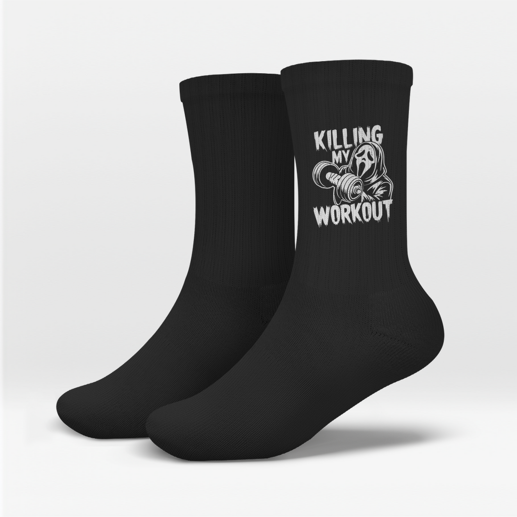 KILLING MY WORKOUT CREW SOCKEN