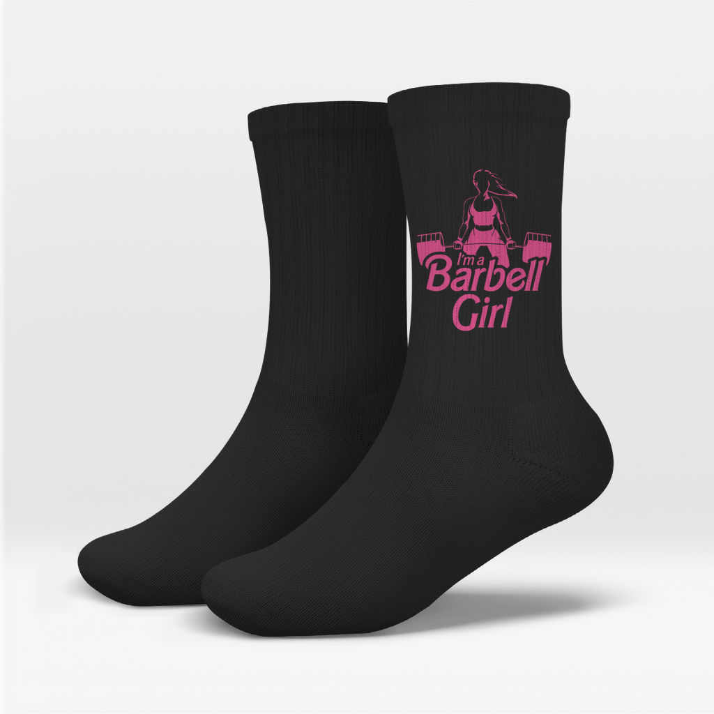 Barbell Girl Crew Socken