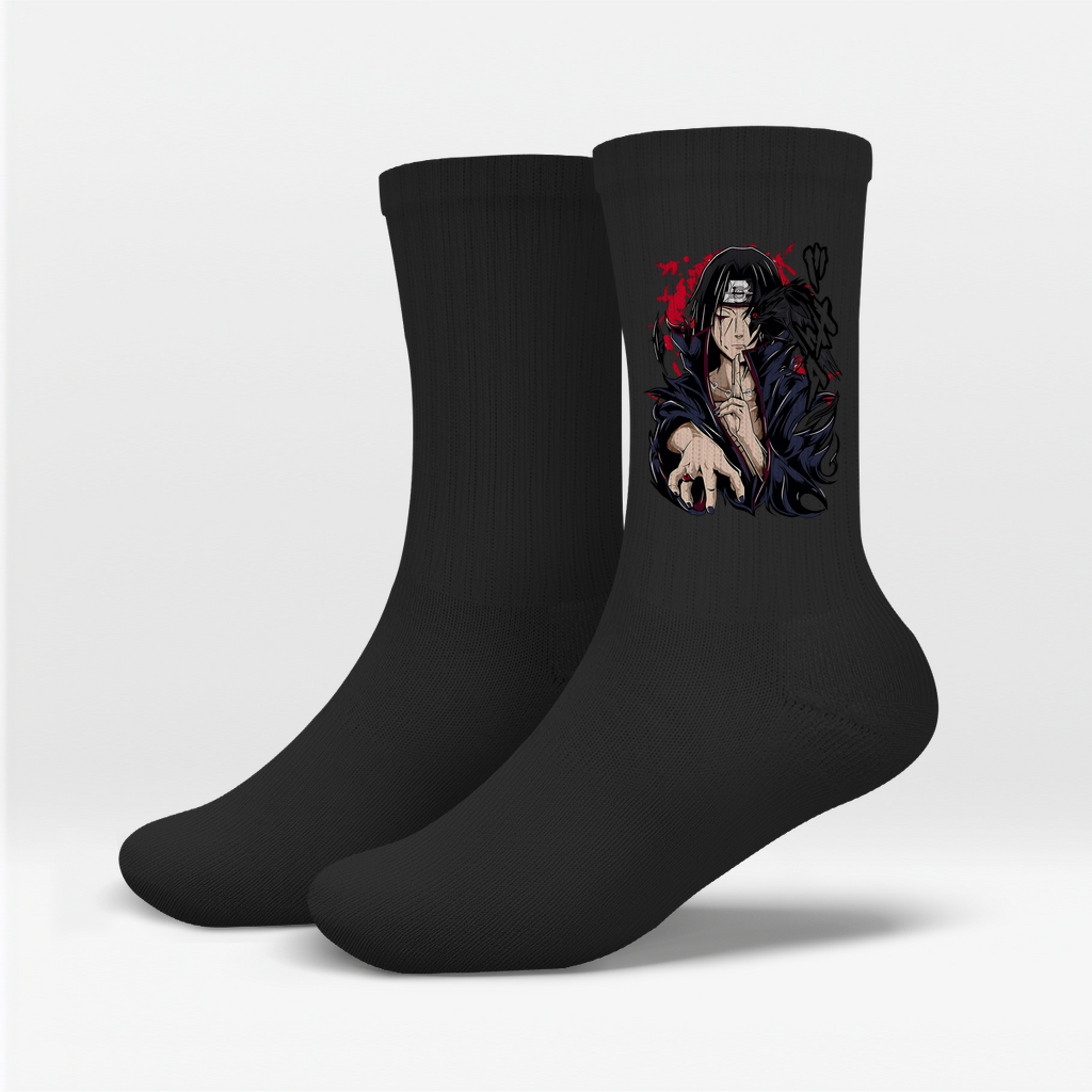 Itachi Uchiha Crew Socken