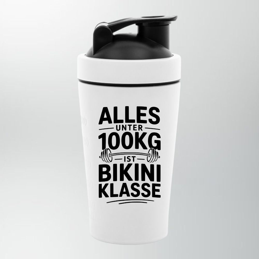 Alles Unter 100kg Ist Bikini Klasse Edelstahl Shaker