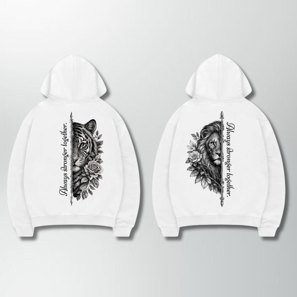 Always Stronger Together Hoodie Couple