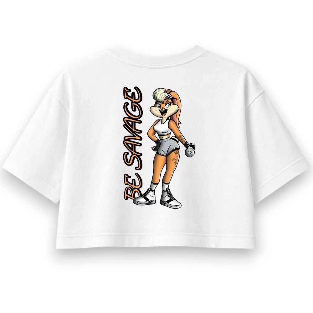 Be Savage Oversize Crop Top