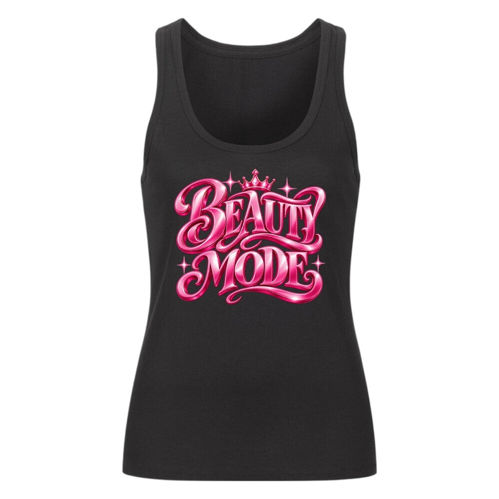 BEAUTY MODE Damen Tank Top Schwarz