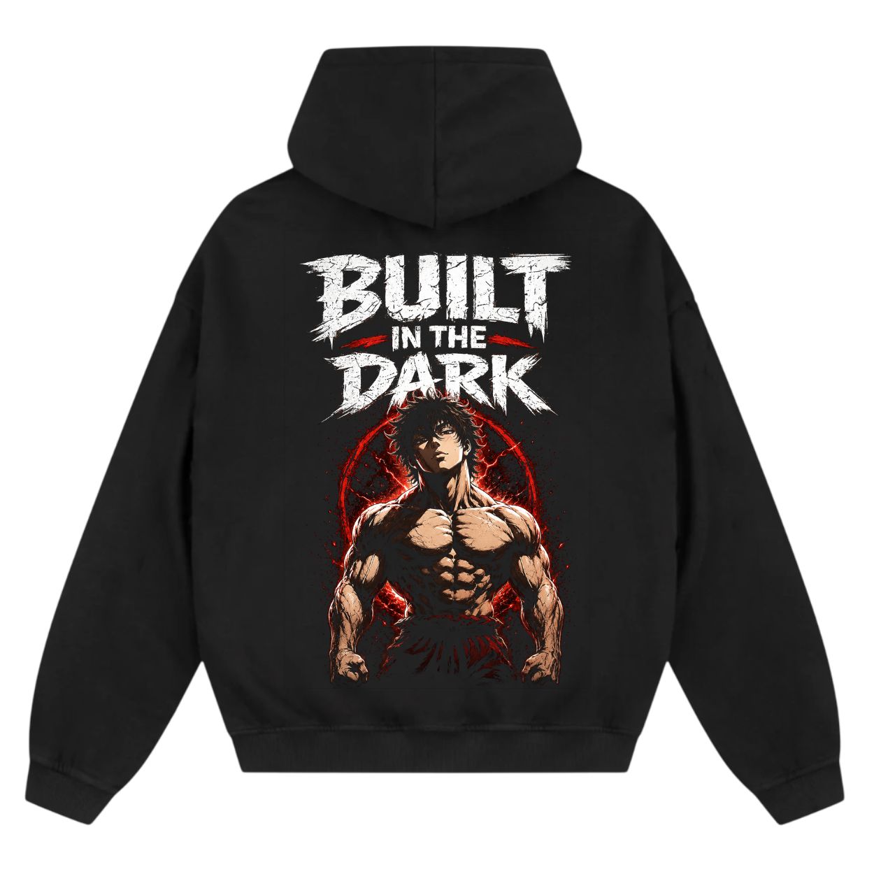 Built In The Dark Oversize Zipper Hoodie