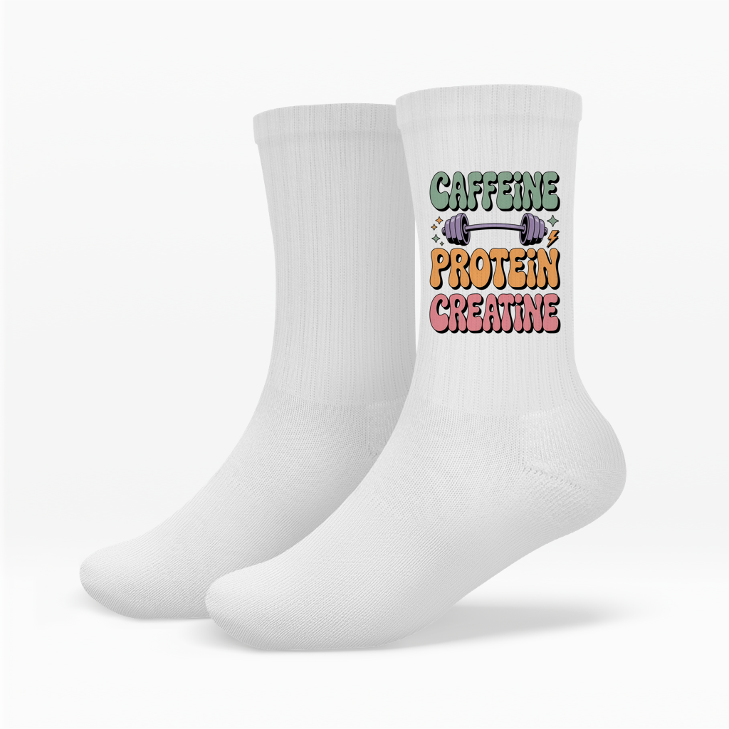 Caffeine Protein Creatine Socken