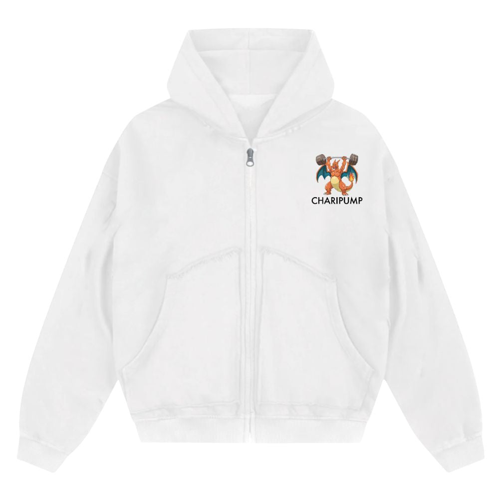Charipump Oversize Zipper Hoodie