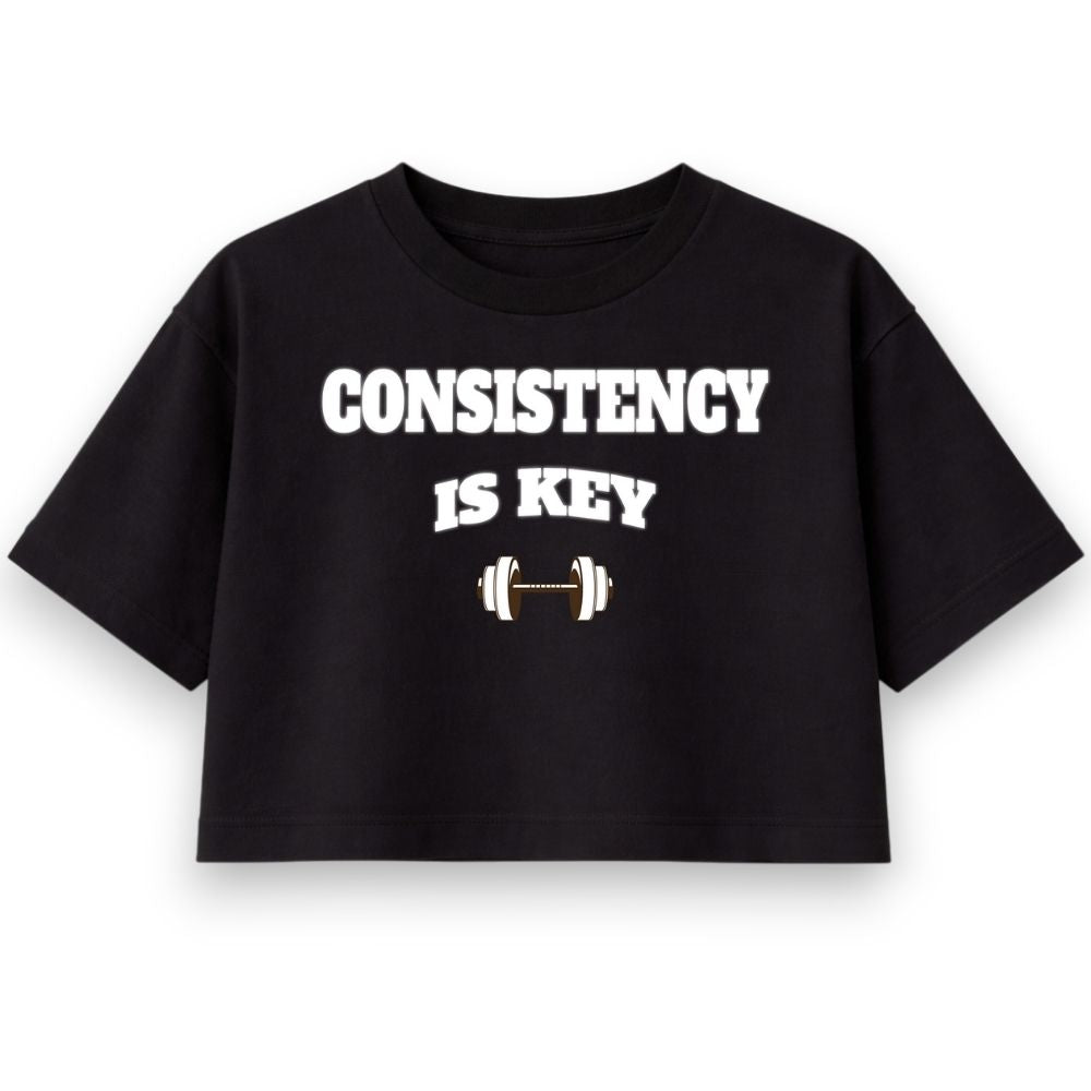 Consistency Is Key Oversize Crop Top