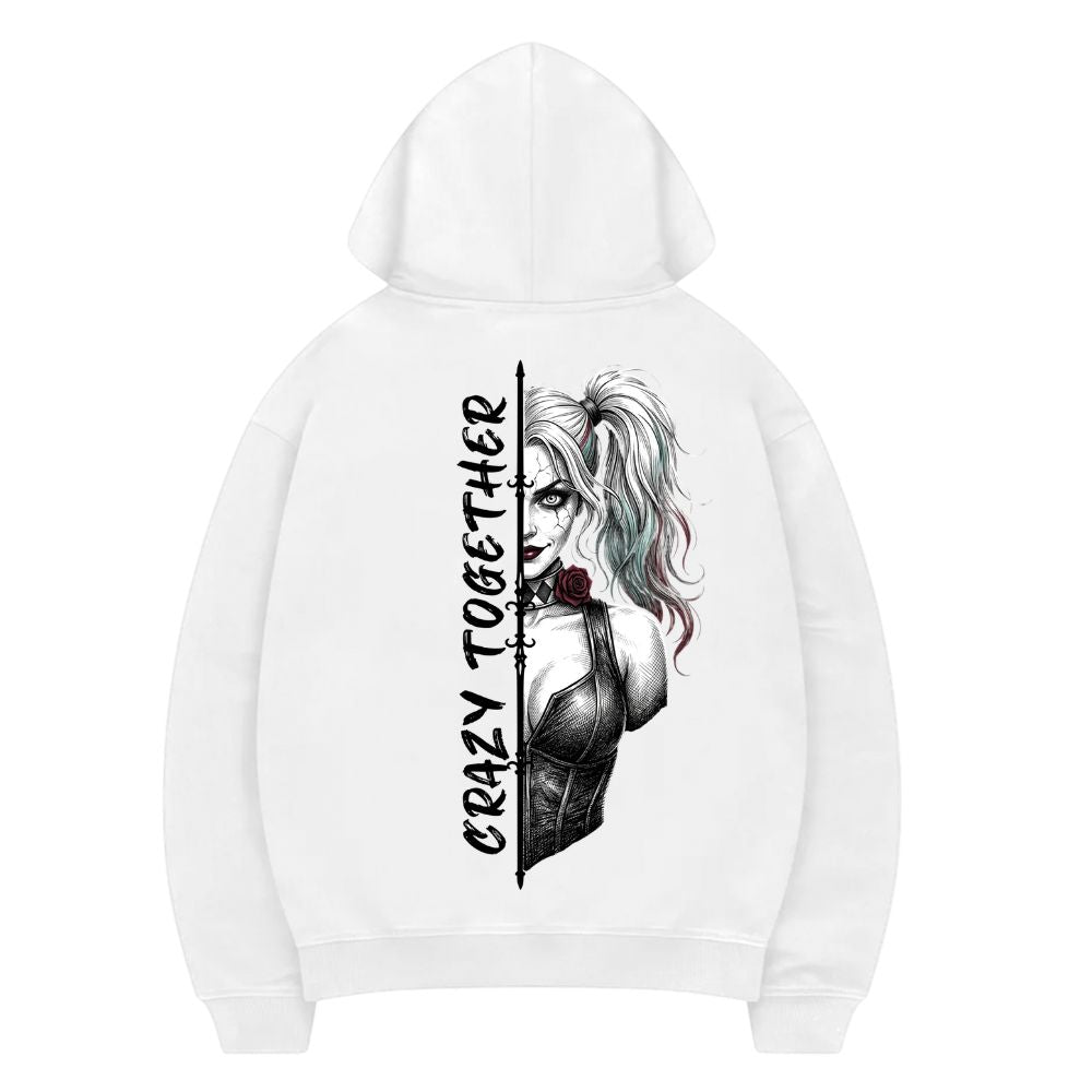 Crazy Together Harley Quinn Premium Hoodie