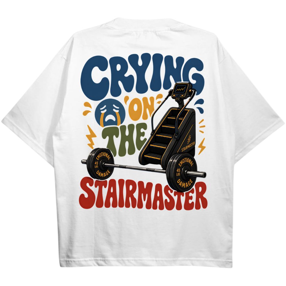 Crying On The Stairmaster Oversize Shirt