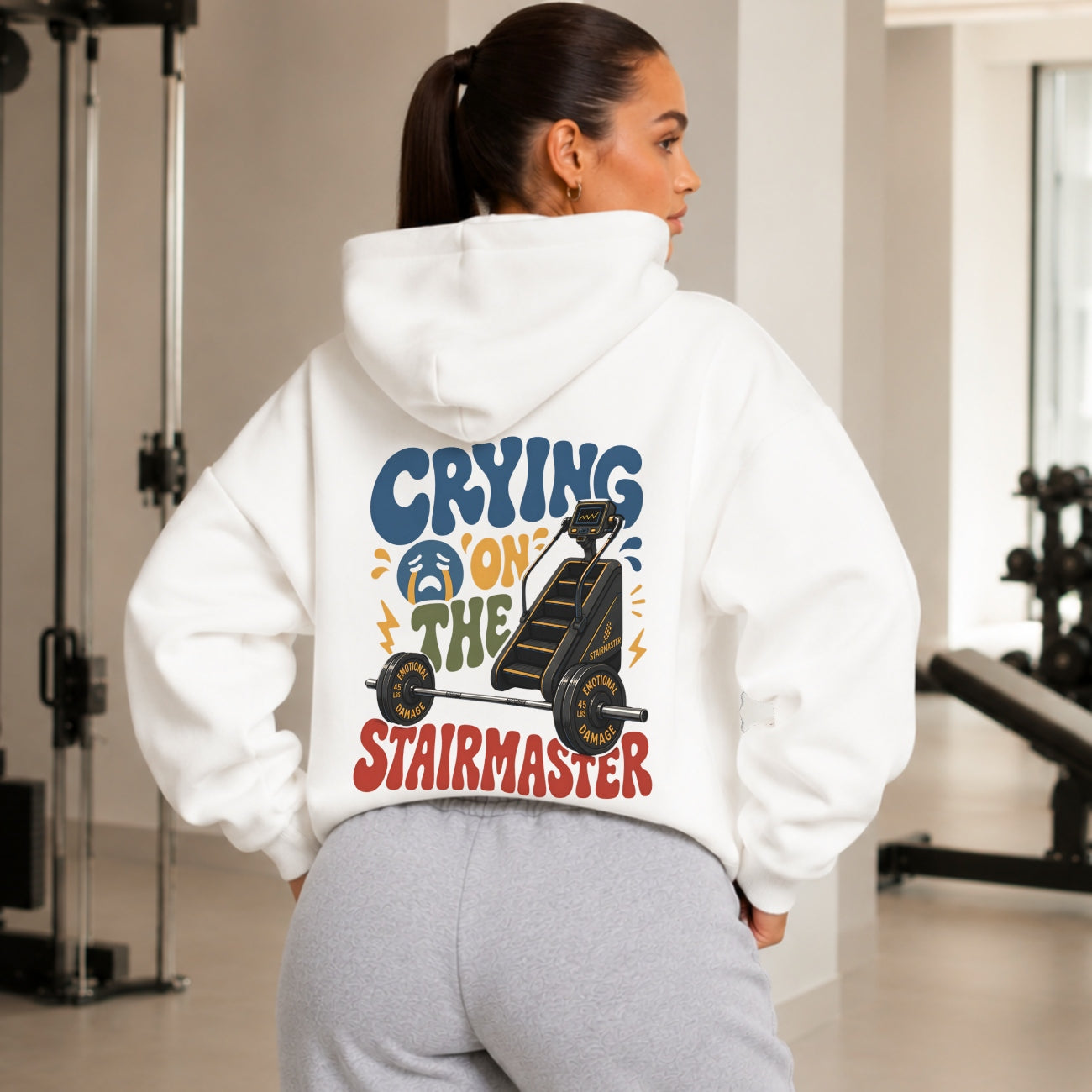 Crying On The Stairmaster Oversize Hoodie