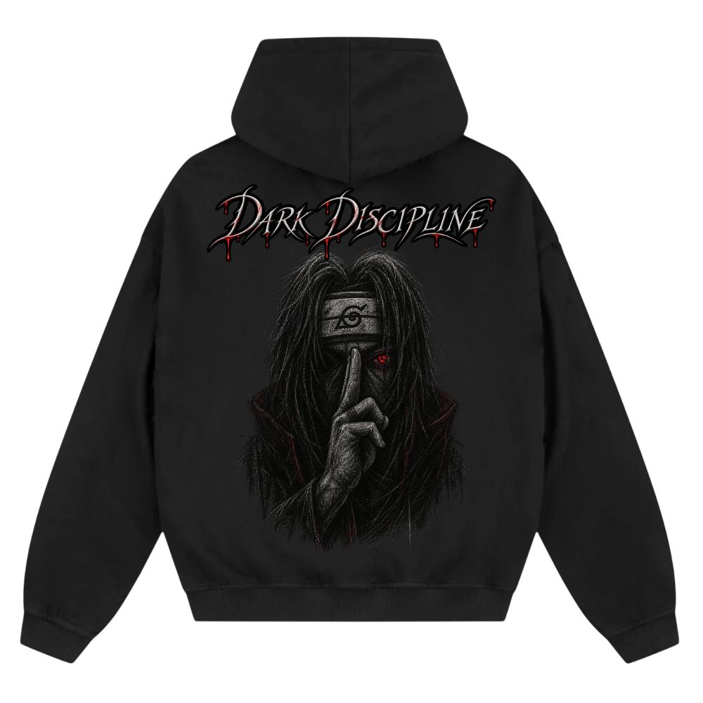 Dark Discipline Itachi Uchiha Oversize Zipper Hoodie