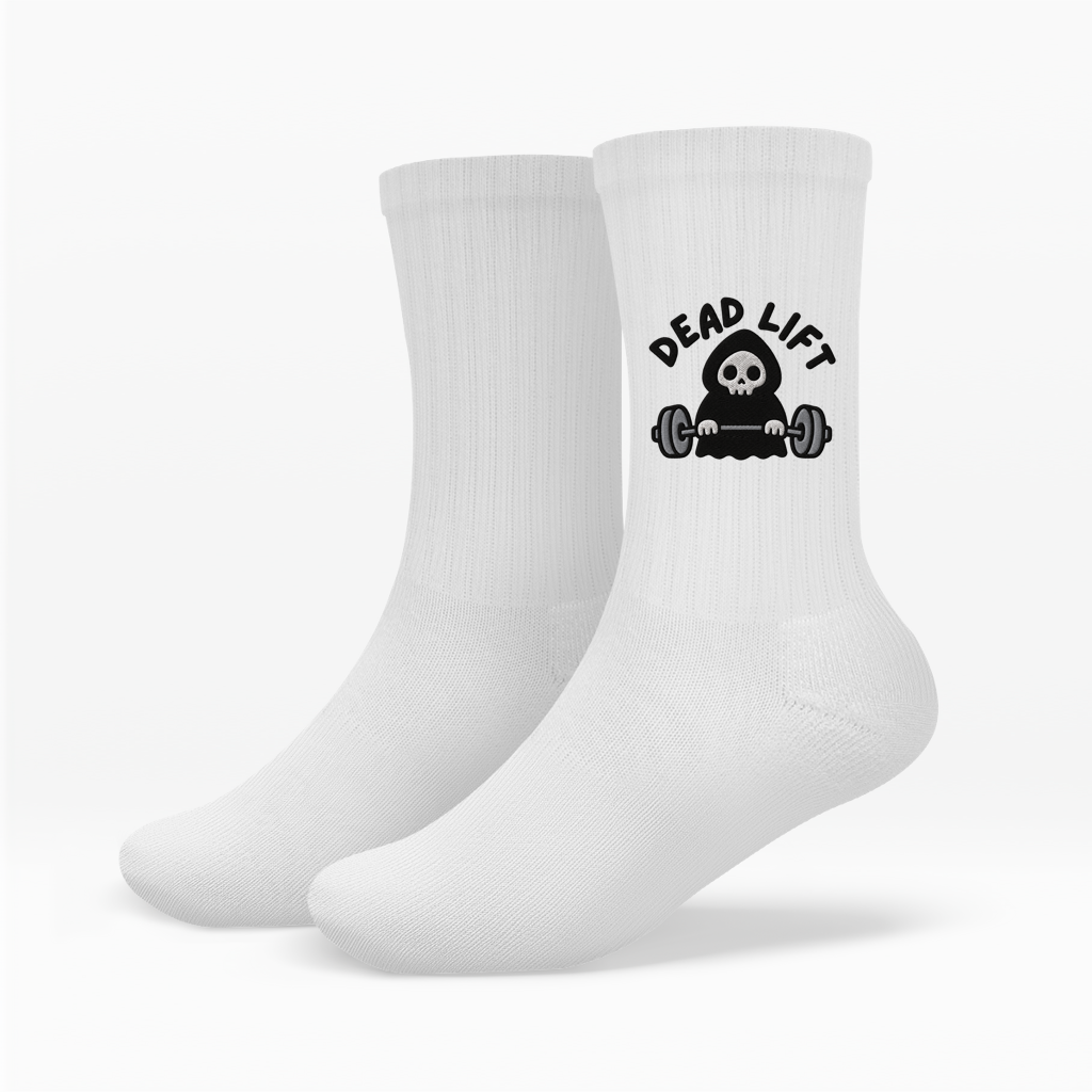 Dead Lift Crew Socken Weiß