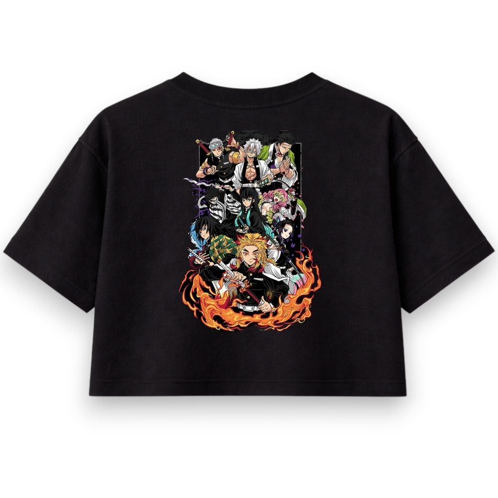 Demon Slayer Oversize Crop Top