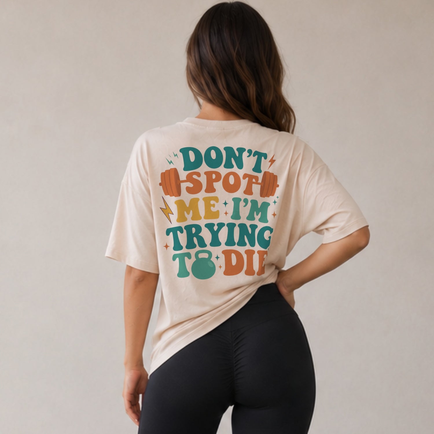 Don't Spot Me I'm Trying To Die Oversize Shirt