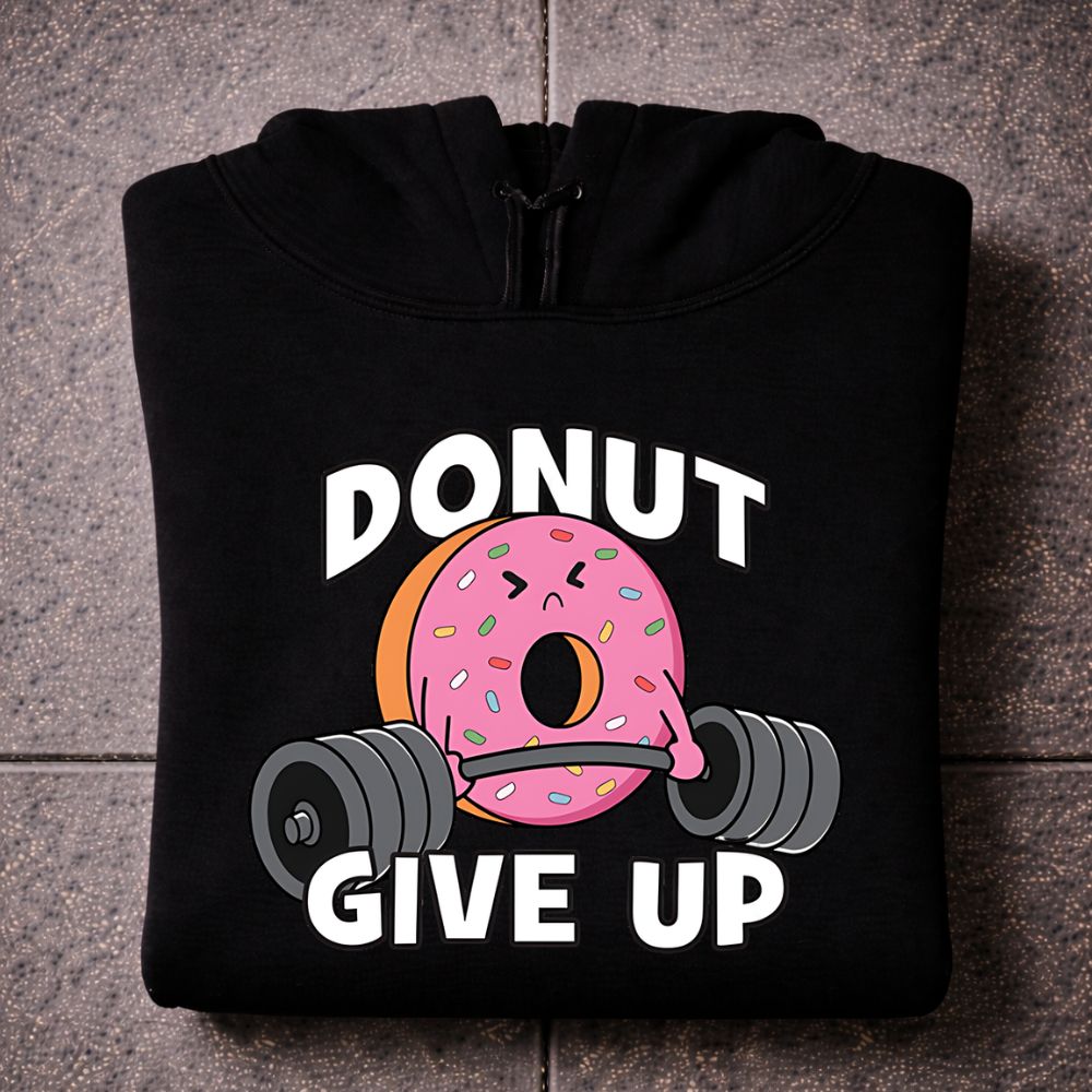 Donut Give Up Oversize Hoodie