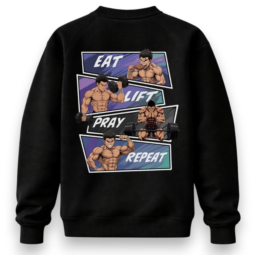 Eat Lift Pray Repeat Sweatshirt