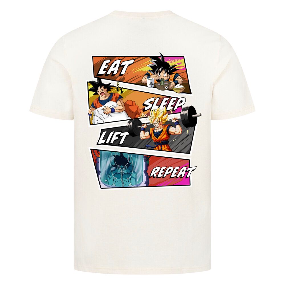 Eat Sleep Lift Repeat Goku Shirt