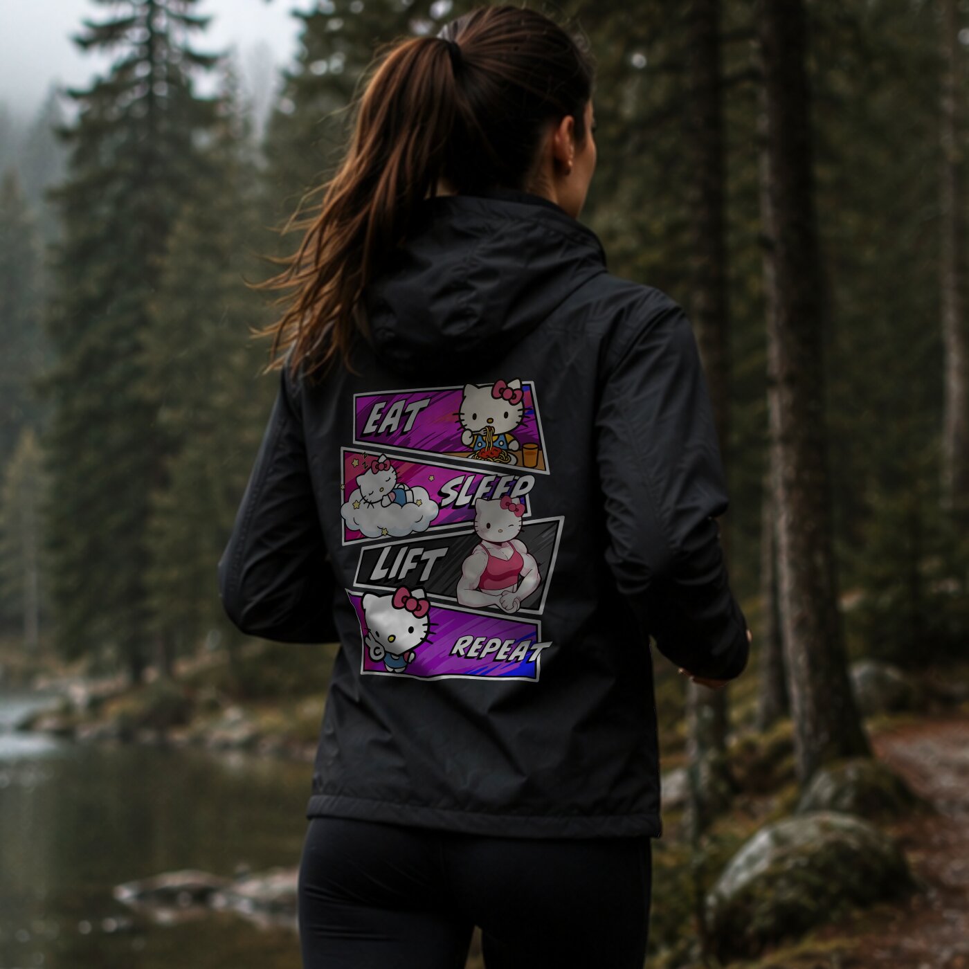 Eat Sleep Lift Repeat 4.0 Perfomance Jacket