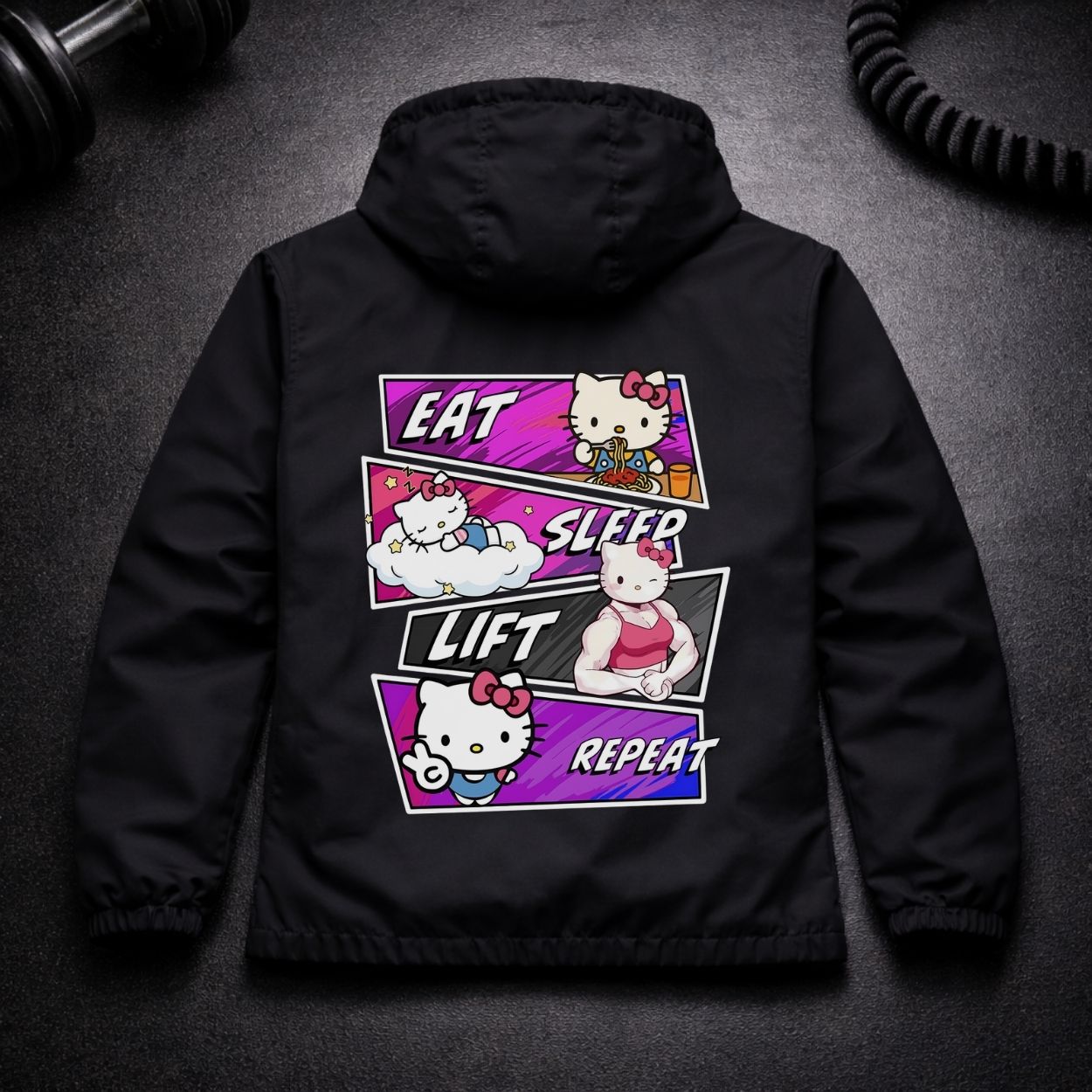 Eat Sleep Lift Repeat 4.0 Perfomance Jacket