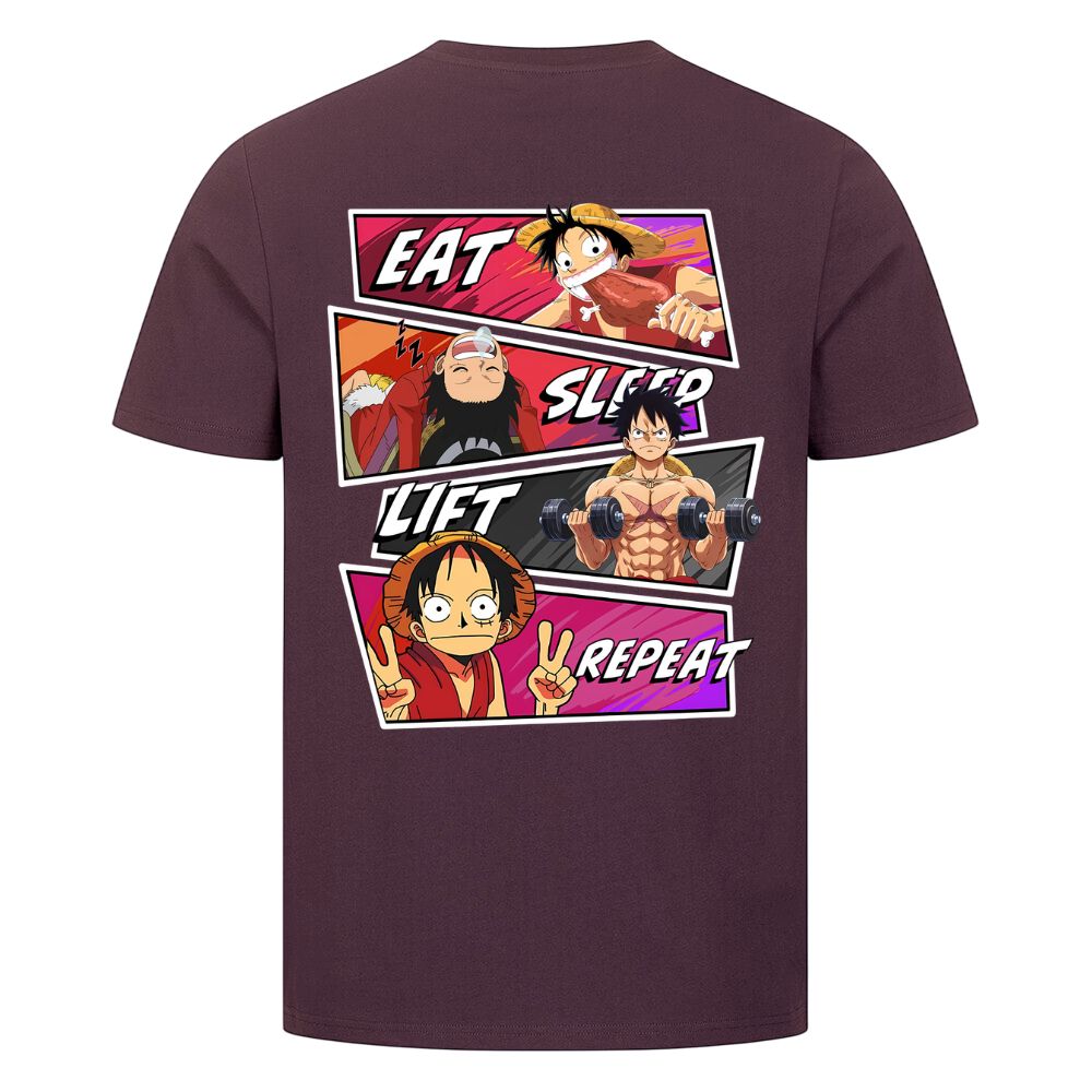 Eat Sleep Lift Repeat Ruffy Shirt
