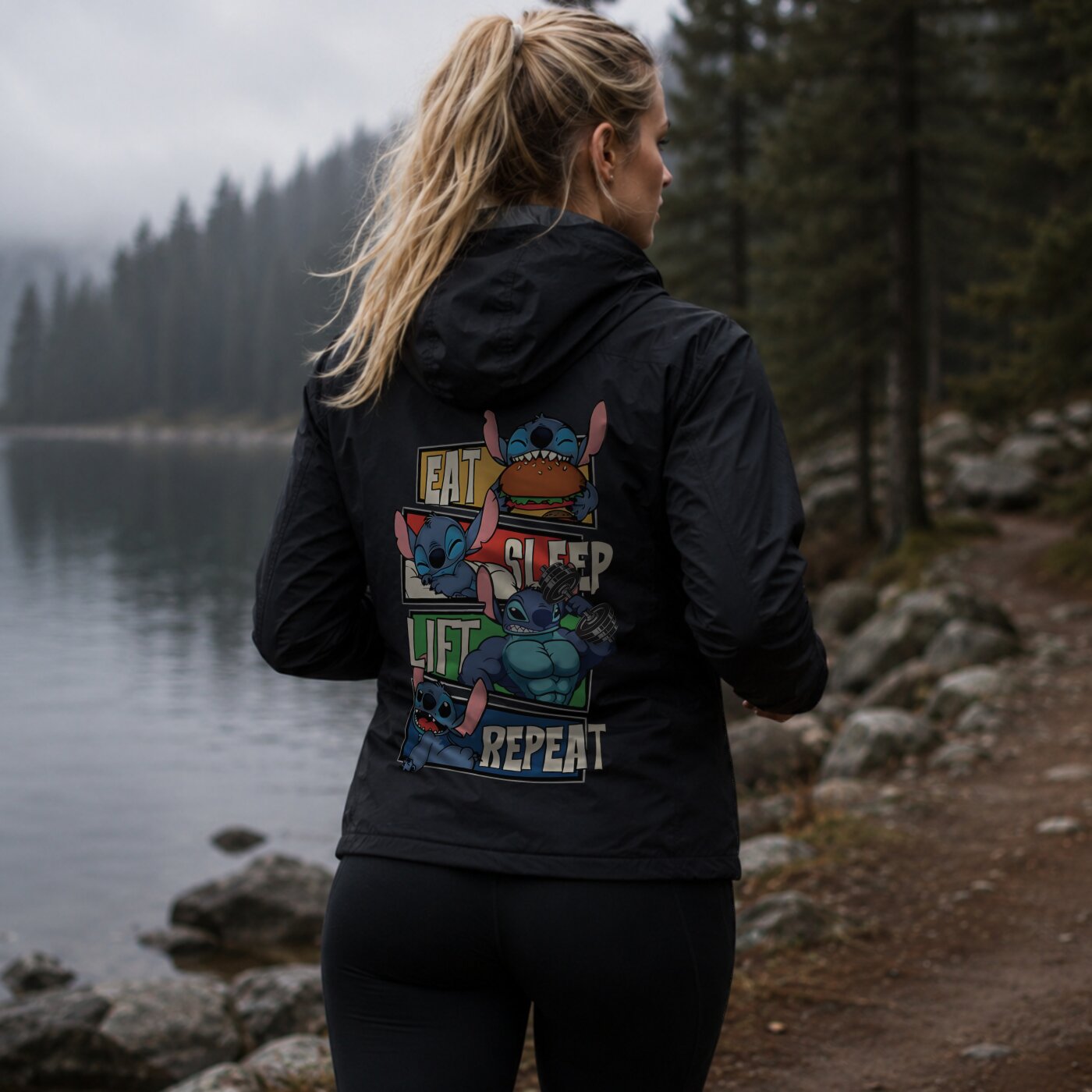 Eat Sleep Lift Repeat Perfomance Jacket
