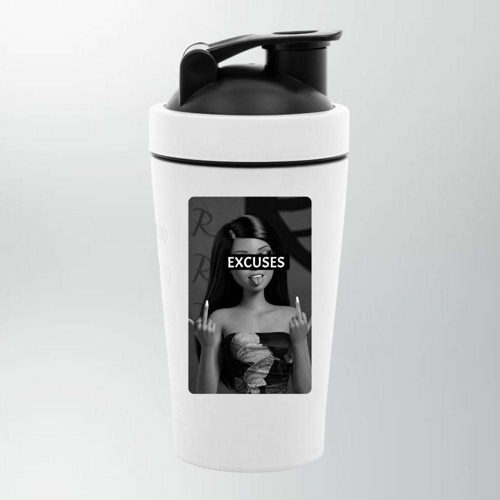 EXCUSES EDELSTAHL SHAKER