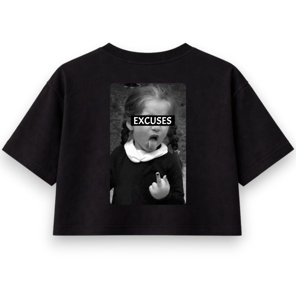 Excuses Oversize Crop Top