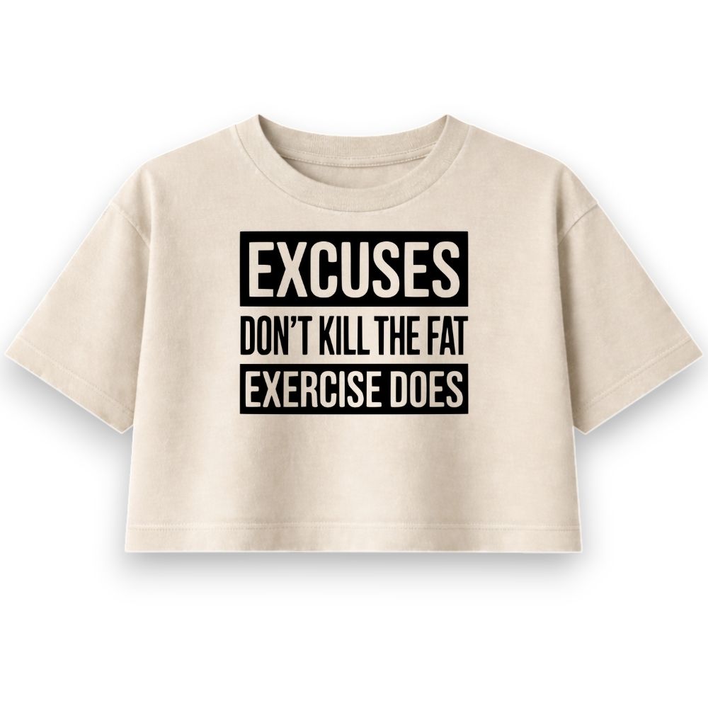 Excuses Oversize Crop Top