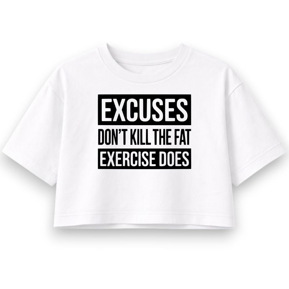 Excuses Oversize Crop Top