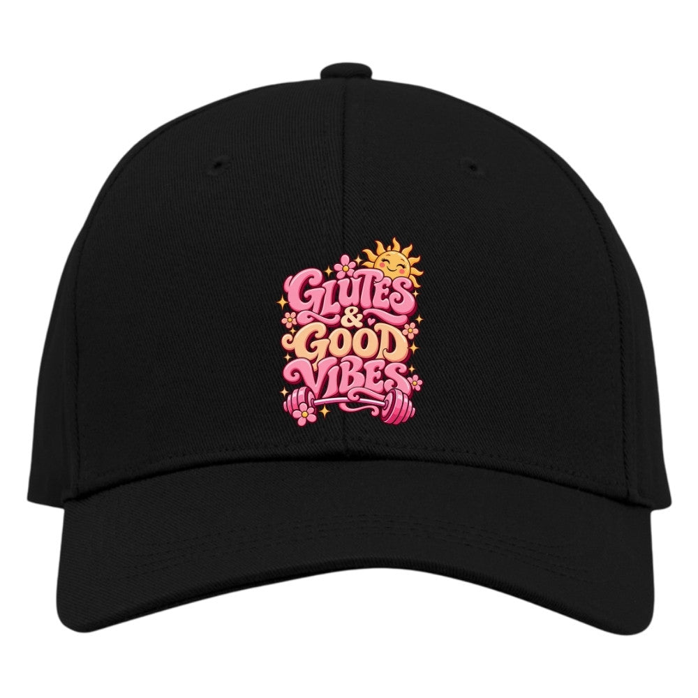 Glutes & Good Vibes Cap Schwarz