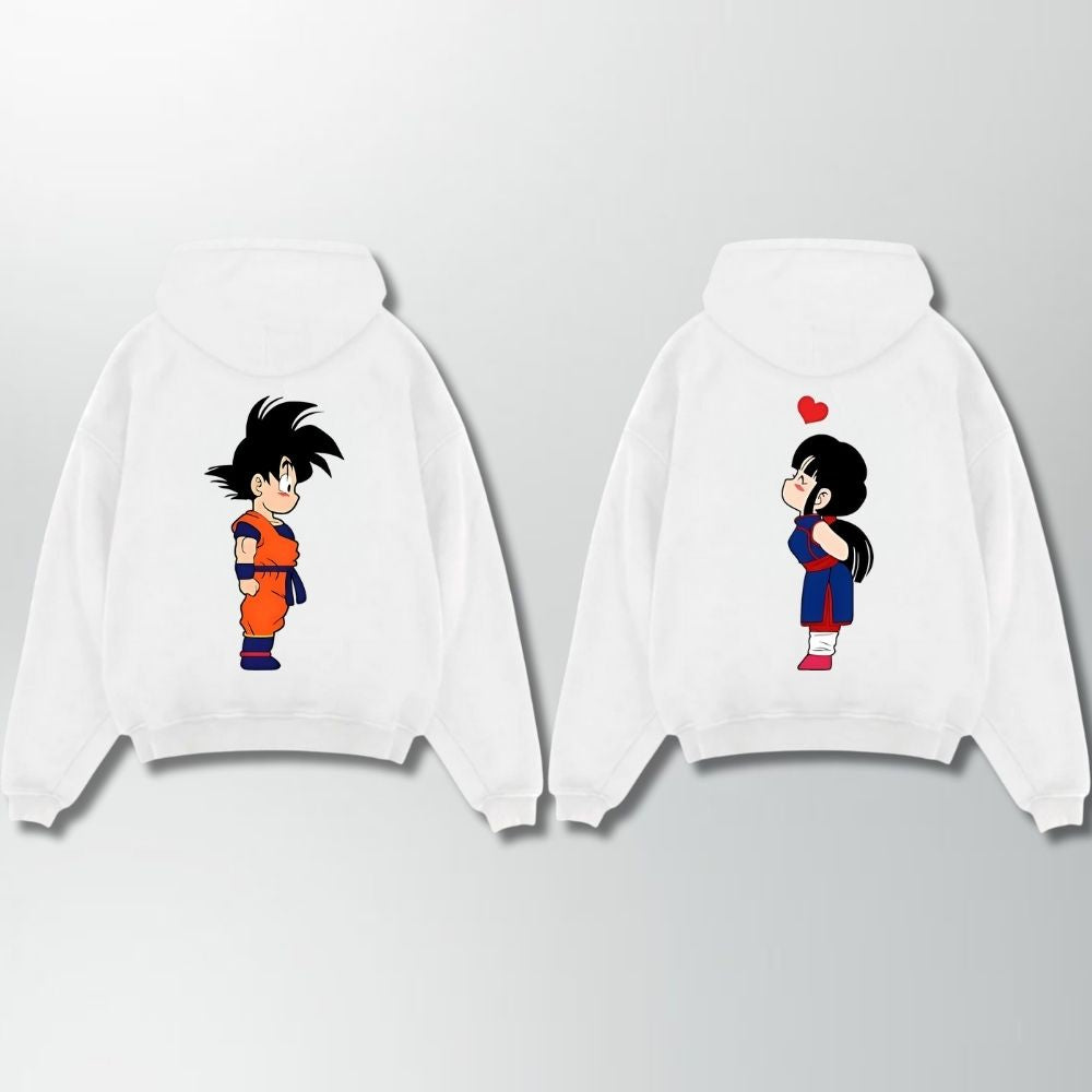 Goku Chichi Couple Oversize Hoodie