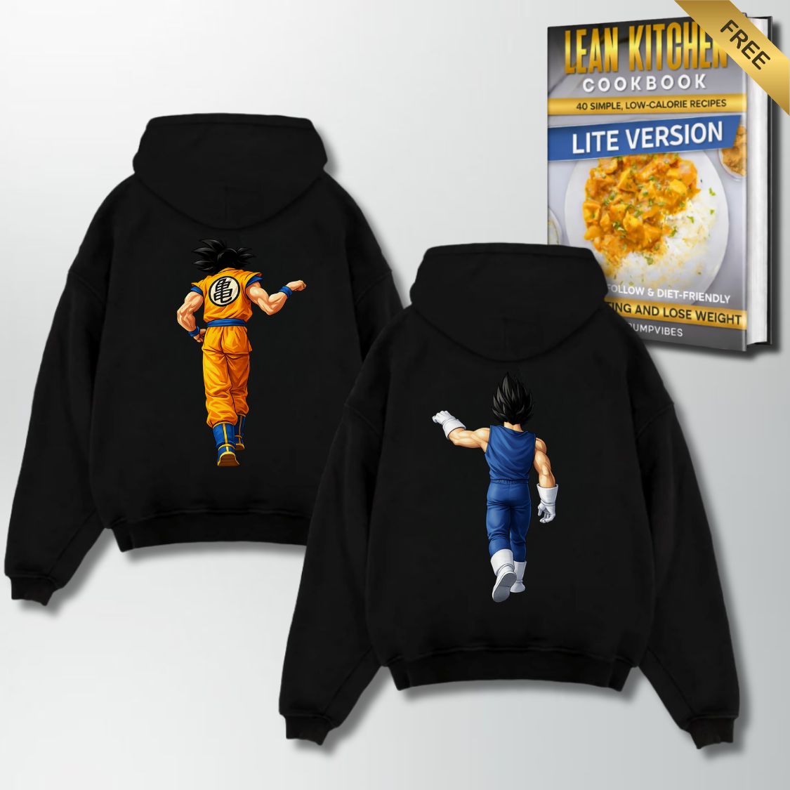Goku Vegeta Bundle Oversize Hoodie