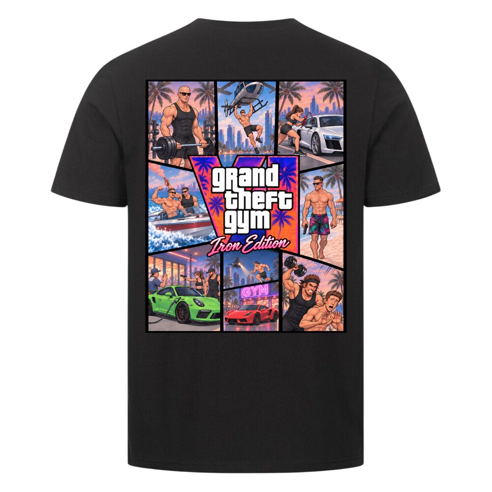 Grand Theft Gym GTA Iron Edition Shirt